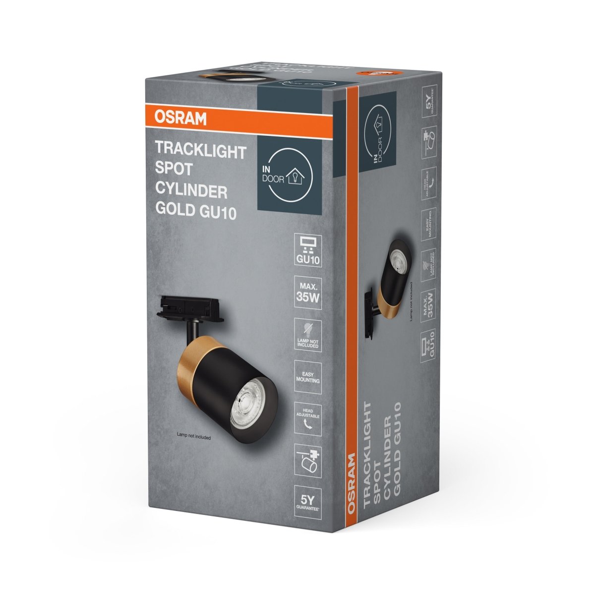 4099854455322 - Stropní svítidloU10 černé TRACKLIGHT SPOT CYLINDEROLD OSRAM - Stropní svítidlo - LEDVANCE e - shop