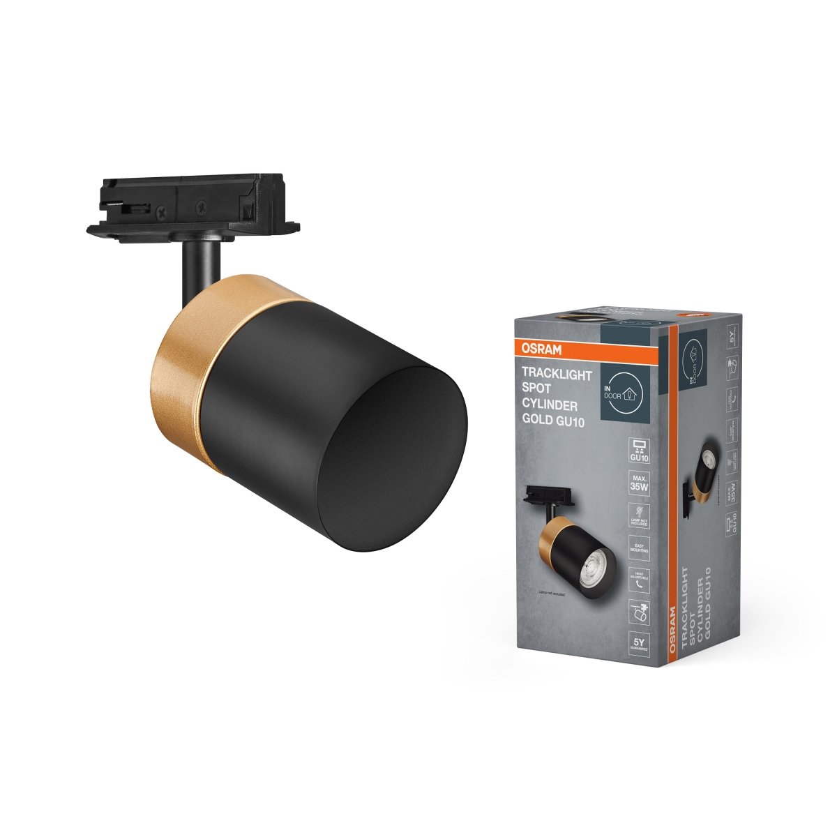 4099854455322 - Stropní svítidloU10 černé TRACKLIGHT SPOT CYLINDEROLD OSRAM - Stropní svítidlo - LEDVANCE e - shop