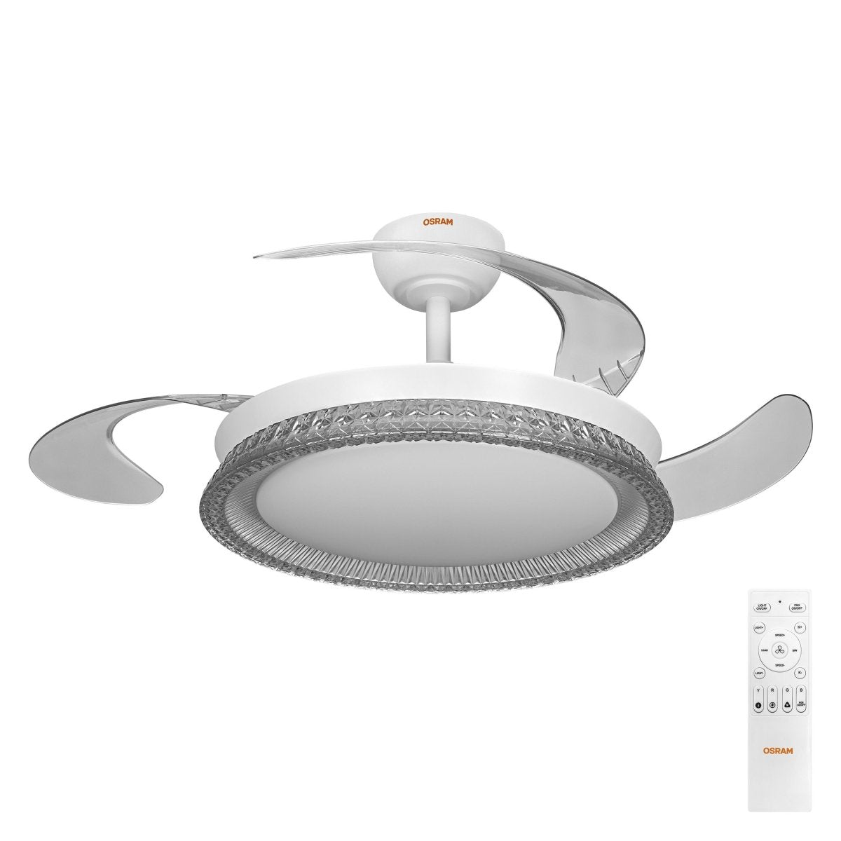 4058075857872 - Stropní ventilátor Cierzo 1220 mm 60 W, laditelná bílá RGB - Stropní svítidlo - Czechia LEDVANCE e-shop