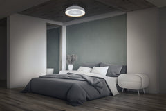 4099854497971 - Stropní ventilátor se světlem Fan Compact 480mm, 49W, Bílý - Czechia LEDVANCE e - shop