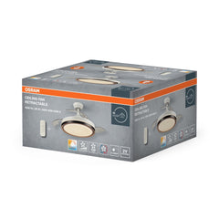 4099854506789 - Stropní ventilátor se světlem Fan Retrac 1070mm, 66W, Bílý - Czechia LEDVANCE e - shop