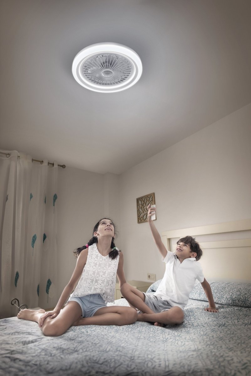 4058075857971 - Stropní ventilátor Solano 490 mm 43 W, laditelná bílá - Stropní svítidlo - Czechia LEDVANCE e-shop