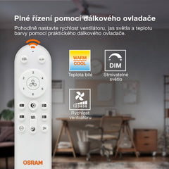 4099854847103 - Stropní ventilátor Sudestada 450 mm 45 W, laditelná bílá - Stropní ventilátor - Czechia LEDVANCE e-shop