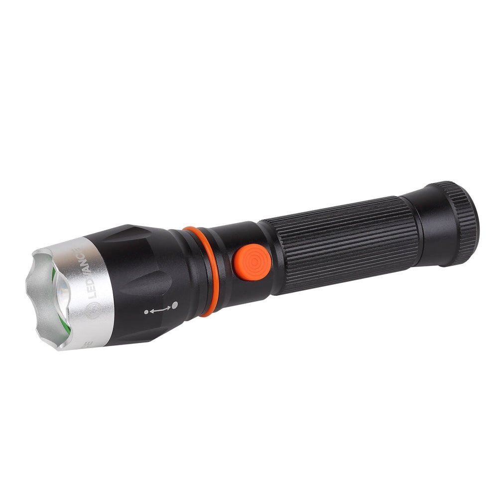 Taktická LED svítilna dobíjecí 3.2W FLASHLIGHT, studená bílá