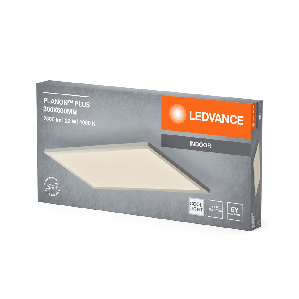 4099854291166 - Tenký přisazený panel PLANON PLUS 300x600 22W, studená bílá - LED Panel - LEDVANCE e - shop