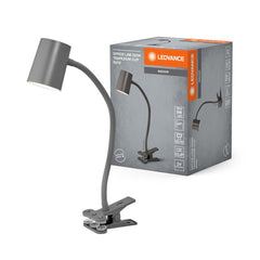 4058075843141 - Tmavě šedá stolní lampa s klipem GU10 9W OFFICE TRAPEZIUM - Stolní lampa - LEDVANCE e - shop