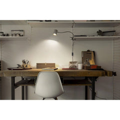 4058075843141 - Tmavě šedá stolní lampa s klipem GU10 9W OFFICE TRAPEZIUM - Stolní lampa - LEDVANCE e - shop