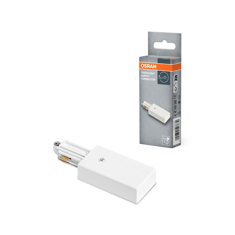 Ukončovací konektor kolejnicových systémů SUPPLY, bílý OSRAM