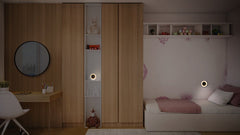 4058075757721 - USB LED stolní svítidlo s hodinama NIGHTLUX CLOCK, bílé - Stolní lampa - LEDVANCE e - shop