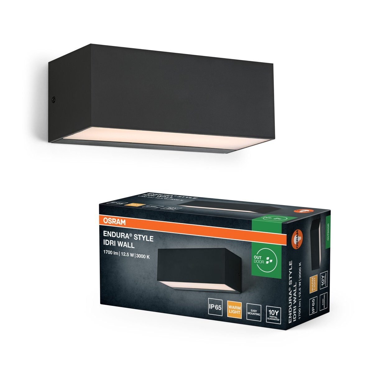 4099854444777 - Venkovní dekorativní svítido 12,50 W Teplá bílá 230 mm - Venkovní dekorativní svítidlo - LEDVANCE e - shop
