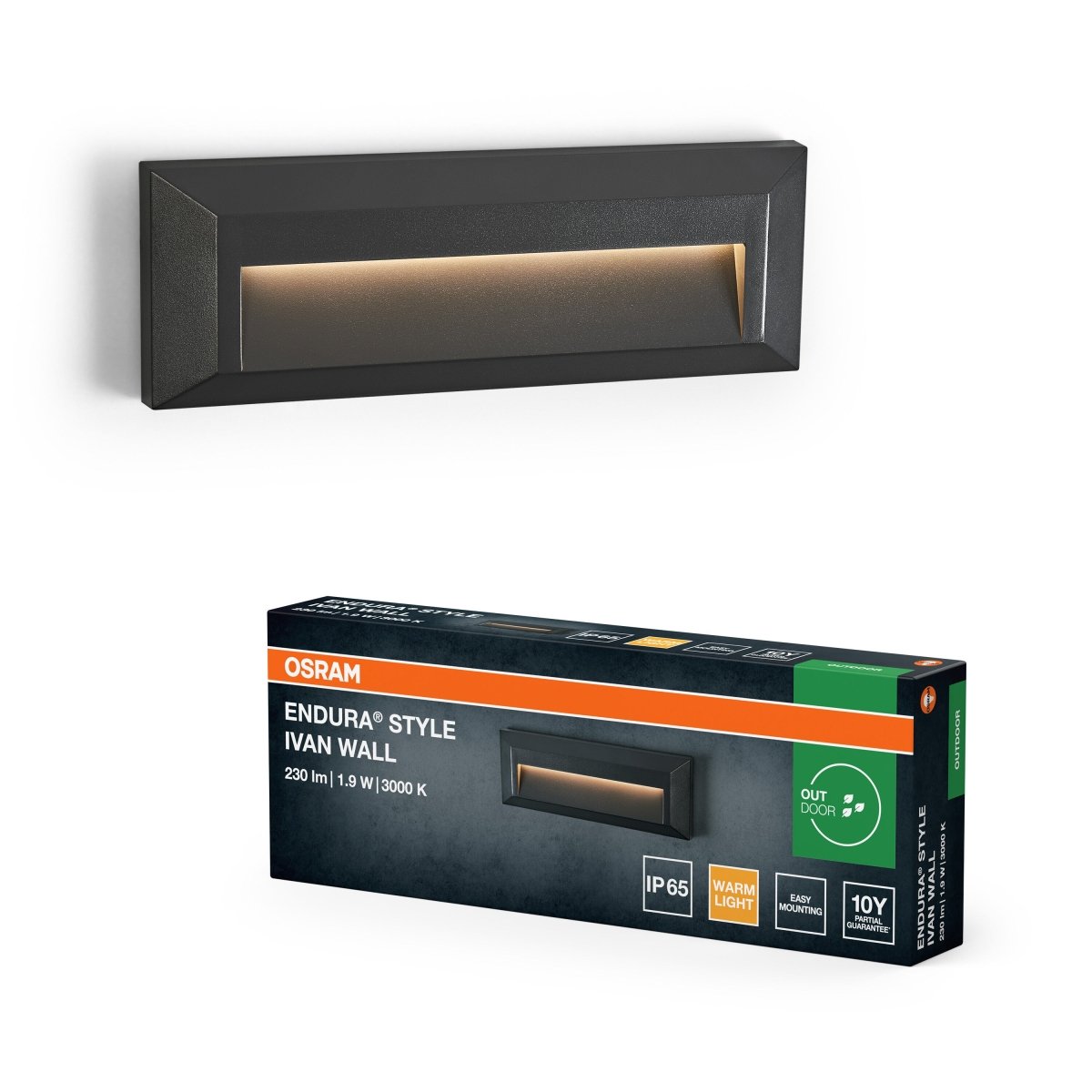 4099854444944 - Venkovní dekorativní svítido 1,90 W Teplá bílá 230 mm - Venkovní dekorativní svítidlo - LEDVANCE e - shop