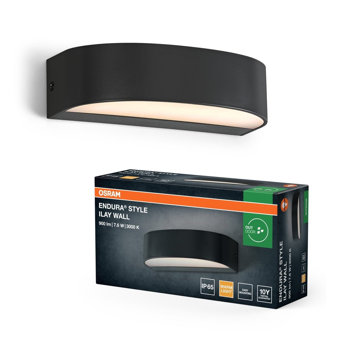 4099854444883 - Venkovní dekorativní svítido 7,60 W Teplá bílá 172 mm - Venkovní dekorativní svítidlo - LEDVANCE e - shop