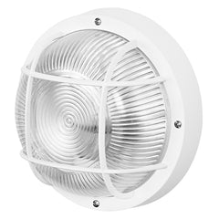 4058075845602 - Venkovní kulaté svítidlo Bulkhead Essential Round, 1x E27, Bílé - Czechia LEDVANCE e - shop