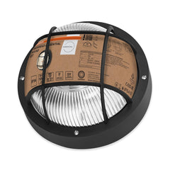 4058075845626 - Venkovní kulaté svítidlo Bulkhead Essential Round, 1x E27, Černé - Czechia LEDVANCE e - shop