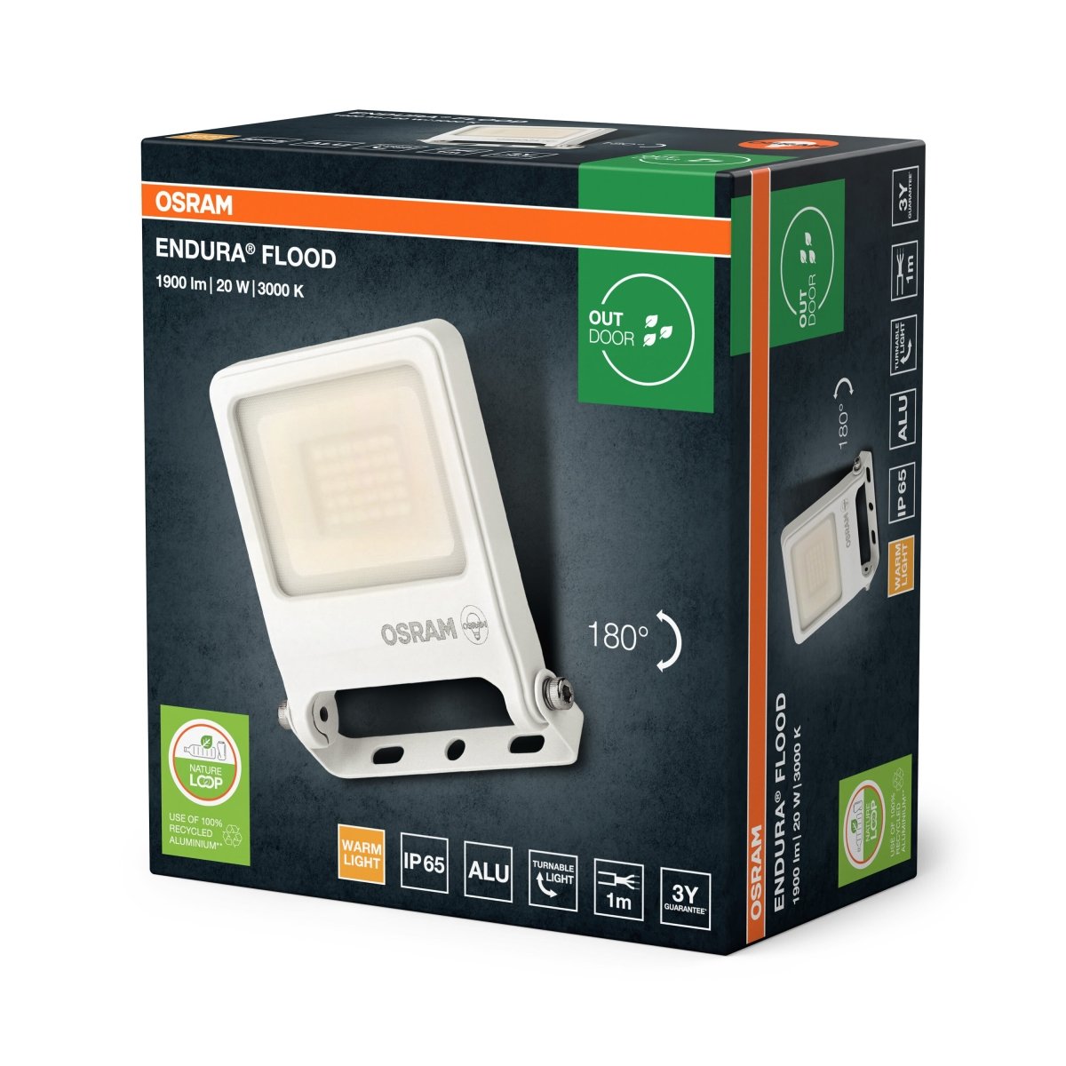 4099854486425 - Venkovní LED nastěnný reflektor 20 W ENDURA teplá bílá OSRAM - Reflektor - LEDVANCE e - shop