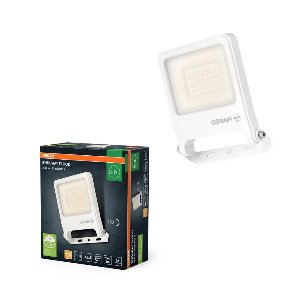 Venkovní nástěnný reflektor ENDURA OSRAM var. 3 30 W, teplá bílá