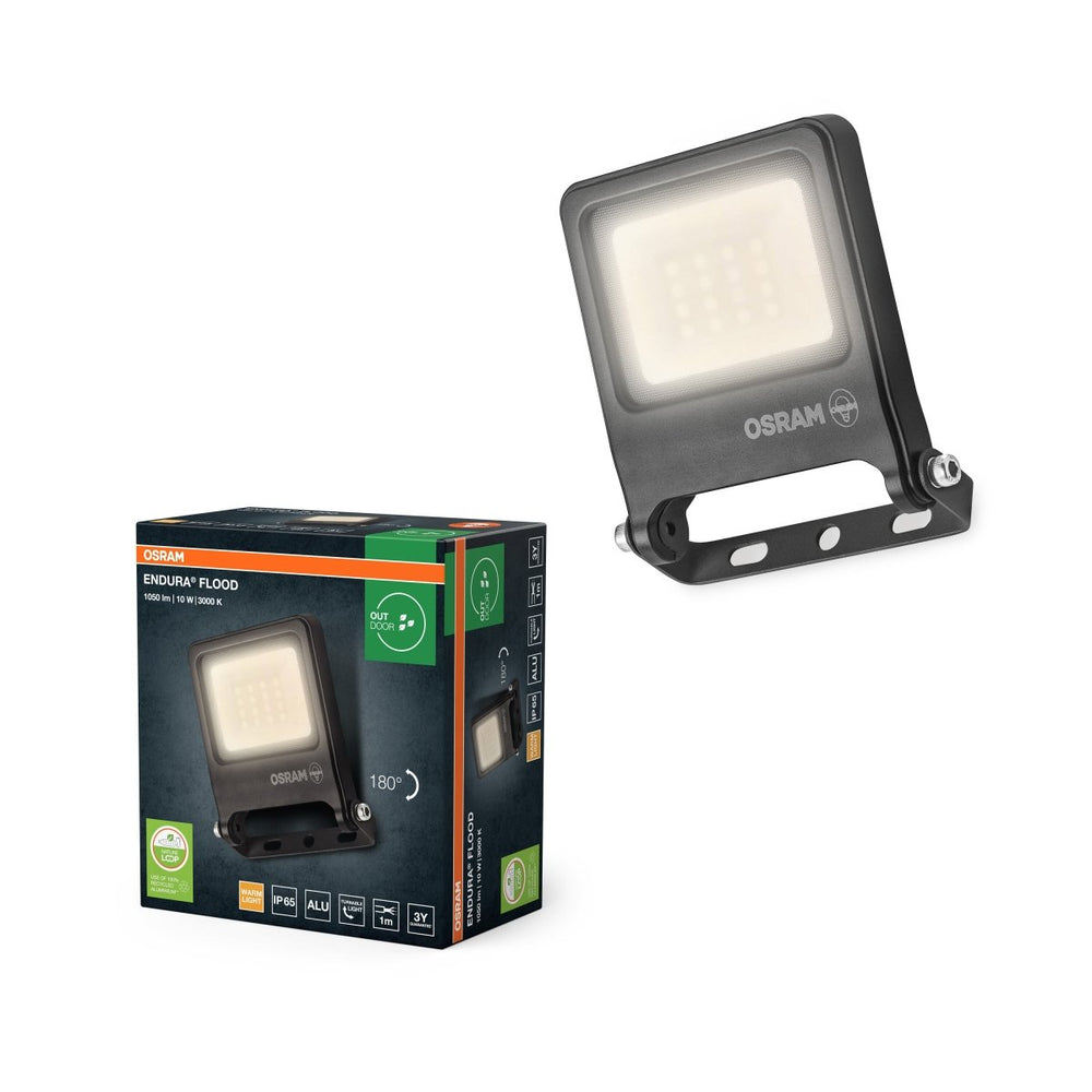 Venkovní reflektor ENDURA OSRAM var. 2 10 W, teplá bílá