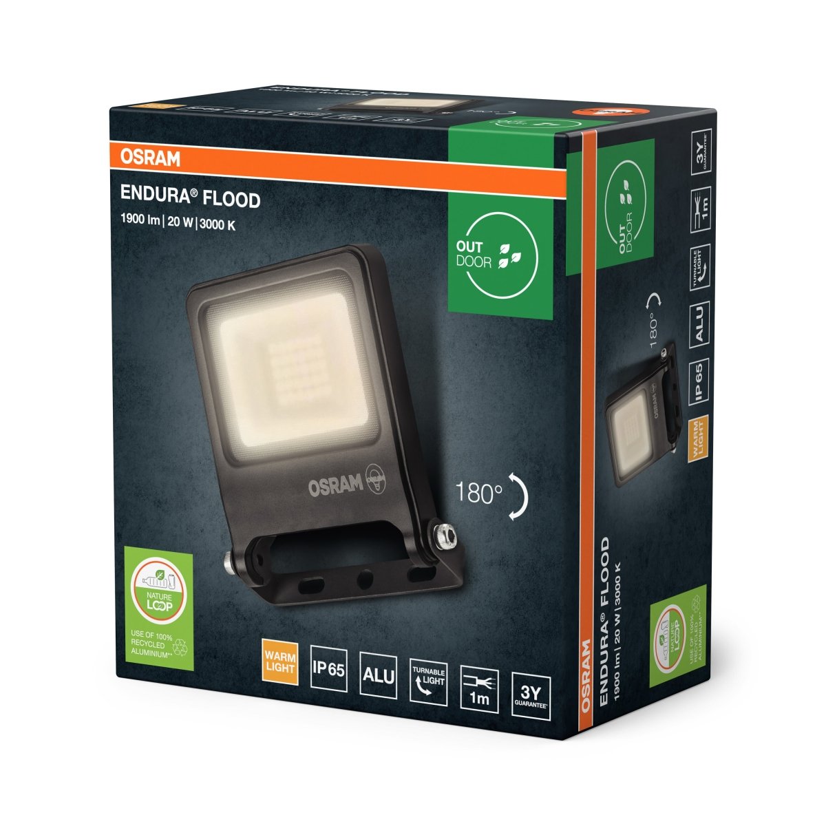 4099854486388 - Venkovní LED reflektor 20 W 3000 K ENDURA FLOOD teplá bílá OSRAM - Reflektor - LEDVANCE e - shop