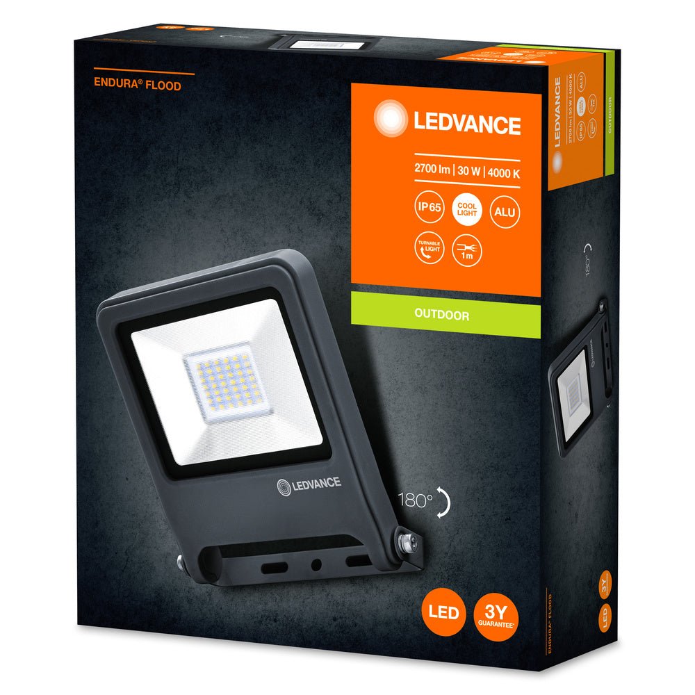 4058075206700 - Venkovní LED reflektor IP65 30 W ENDURA FLOOD studená bílá - Reflektor - LEDVANCE e - shop