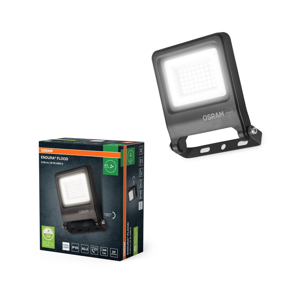 Venkovní reflektor ENDURA OSRAM 30 W, studená bílá