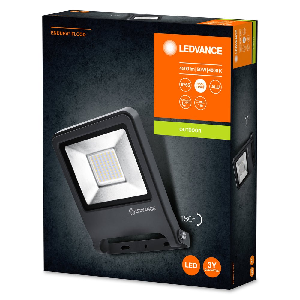 4058075206724 - Venkovní LED reflektor IP65 50 W ENDURA FLOOD studená bílá - Reflektor - LEDVANCE e - shop