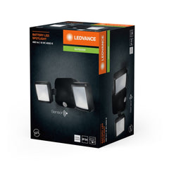 4058075227361 - Venkovní LED svítidlo se senzorem 10 W BATTERY studená bílá - Nástěnné venkovní svítidlo - LEDVANCE e - shop