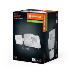 4058075227408 - Venkovní LED svítidlo se senzorem bílé BATTERY studená bílá - Nástěnné venkovní svítidlo - LEDVANCE e - shop