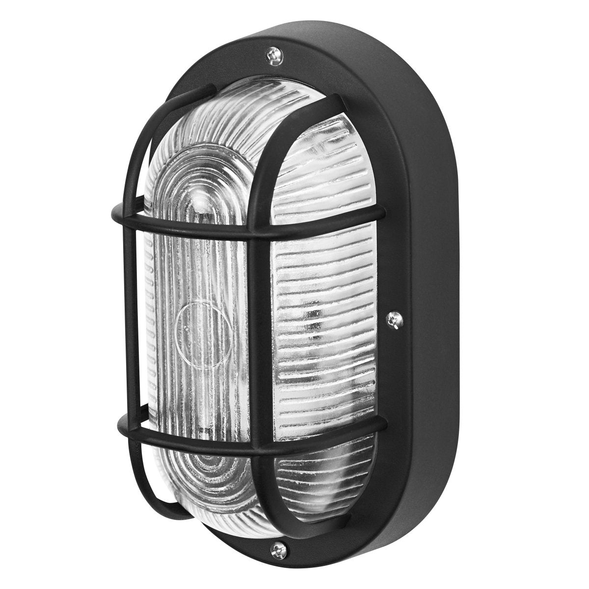 4058075845589 - Venkovní oválné svítidlo Bulkhead Essential Oval, 1x E27, Černé - Czechia LEDVANCE e - shop