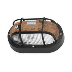 4058075845589 - Venkovní oválné svítidlo Bulkhead Essential Oval, 1x E27, Černé - Czechia LEDVANCE e - shop