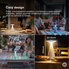 4099854768750 - Venkovní stolní lampa SMART+ Bluetooth Twist, RGBW IP44 - Stolní lampa - Czechia LEDVANCE e-shop
