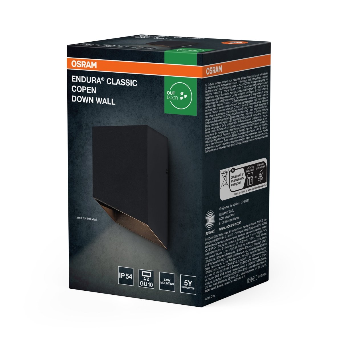 4099854709586 - Venkovní svítidlo ENDURA® Classic Copen, šedá - Venkovní dekorativní svítidlo - Czechia LEDVANCE e-shop