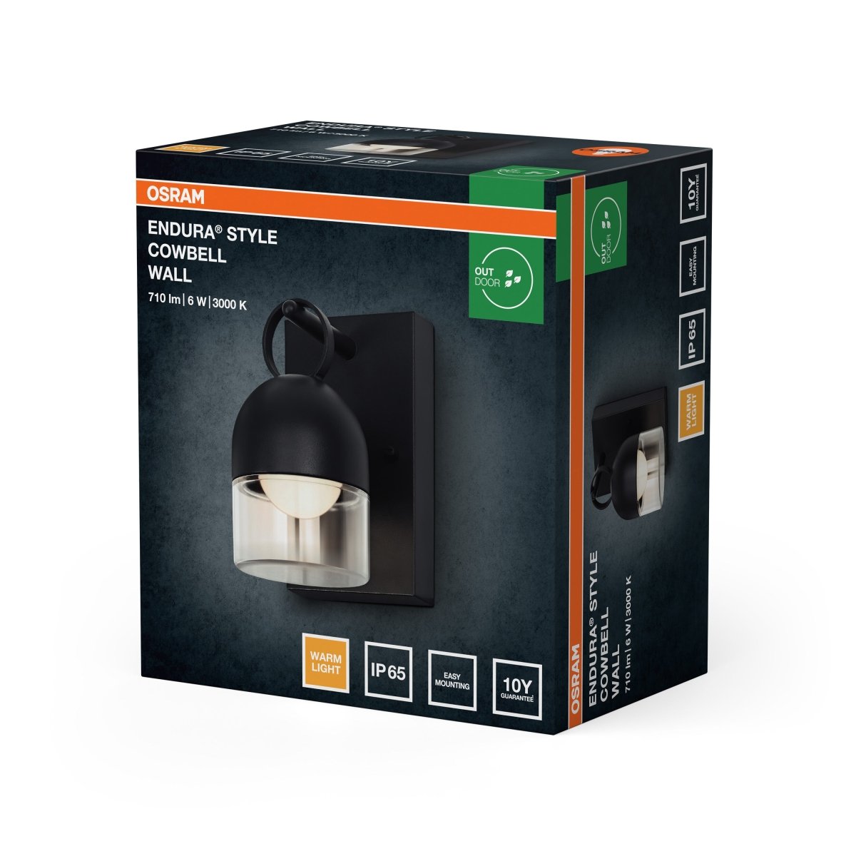 4099854709449 - Venkovní svítidlo ENDURA® Style Cowbell IP65, šedá, teplá bílá - Venkovní dekorativní svítidlo - Czechia LEDVANCE e-shop