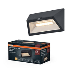 4099854699870 - Venkovní svítidlo ENDURA® Style USB nástěnný, šedá, teplá bílá, 55 ° - Venkovní dekorativní svítidlo - Czechia LEDVANCE e-shop