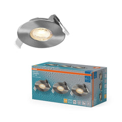 4099854595967 - Vestavný LED reflektor DIM IP44 36°, teplá bílá, saténový nikl - Reflektor - Czechia LEDVANCE e-shop