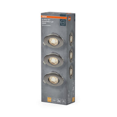 4099854612589 - Vestavný LED reflektor nastavitelný plastová, teplá bílá, nikl - Podhledové svítidlo - Czechia LEDVANCE e-shop
