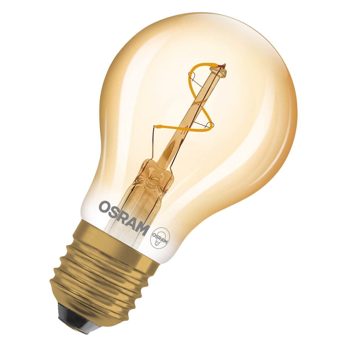 4099854551826 - Vintage LED žárovka 1906 Classic A Spiral Filament, 1.8W, Teplá bílá, Zlatá, E27 - Czechia LEDVANCE e - shop
