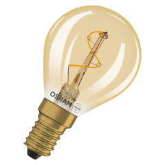 4099854551901 - Vintage LED žárovka 1906 Classic P Spiral Filament, 1.8W, Teplá bílá, Zlatá, E14 - Czechia LEDVANCE e - shop