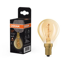 4099854551901 - Vintage LED žárovka 1906 Classic P Spiral Filament, 1.8W, Teplá bílá, Zlatá, E14 - Czechia LEDVANCE e - shop