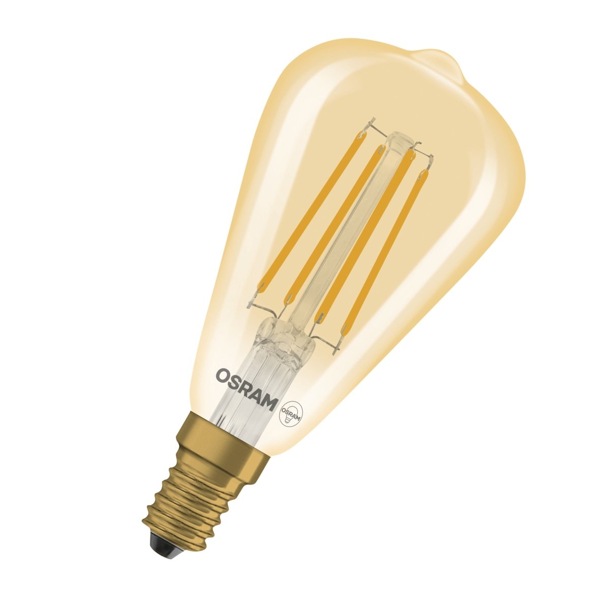 4058075849587 - Vintage LED žárovka 1906 Edison 32 Filament DIM, 4.8W, Teplá bílá, Zlatá, E14 - Czechia LEDVANCE e - shop