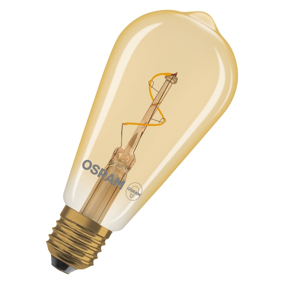 4099854551840 - Vintage LED žárovka 1906 Edison Spiral Filament, 1.8W, Teplá bílá, Zlatá, E27 - Czechia LEDVANCE e - shop