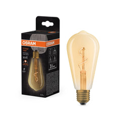 4099854551840 - Vintage LED žárovka 1906 Edison Spiral Filament, 1.8W, Teplá bílá, Zlatá, E27 - Czechia LEDVANCE e - shop