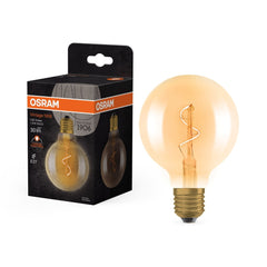 4099854551925 - Vintage LED žárovka 1906 Globe 80 Spiral Filament, 1.8W, Teplá bílá, Zlatá, E27 - Czechia LEDVANCE e - shop