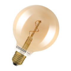 4099854551864 - Vintage LED žárovka 1906 Globe 95 Spiral Filament, 1.8W, Teplá bílá, Zlatá, E27 - Czechia LEDVANCE e - shop