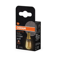 4058075849723 - Vintage LED žárovka 1906 LED T26 5 Filament, 1.6W, Teplá bílá, Zlatá, E14 - Czechia LEDVANCE e - shop