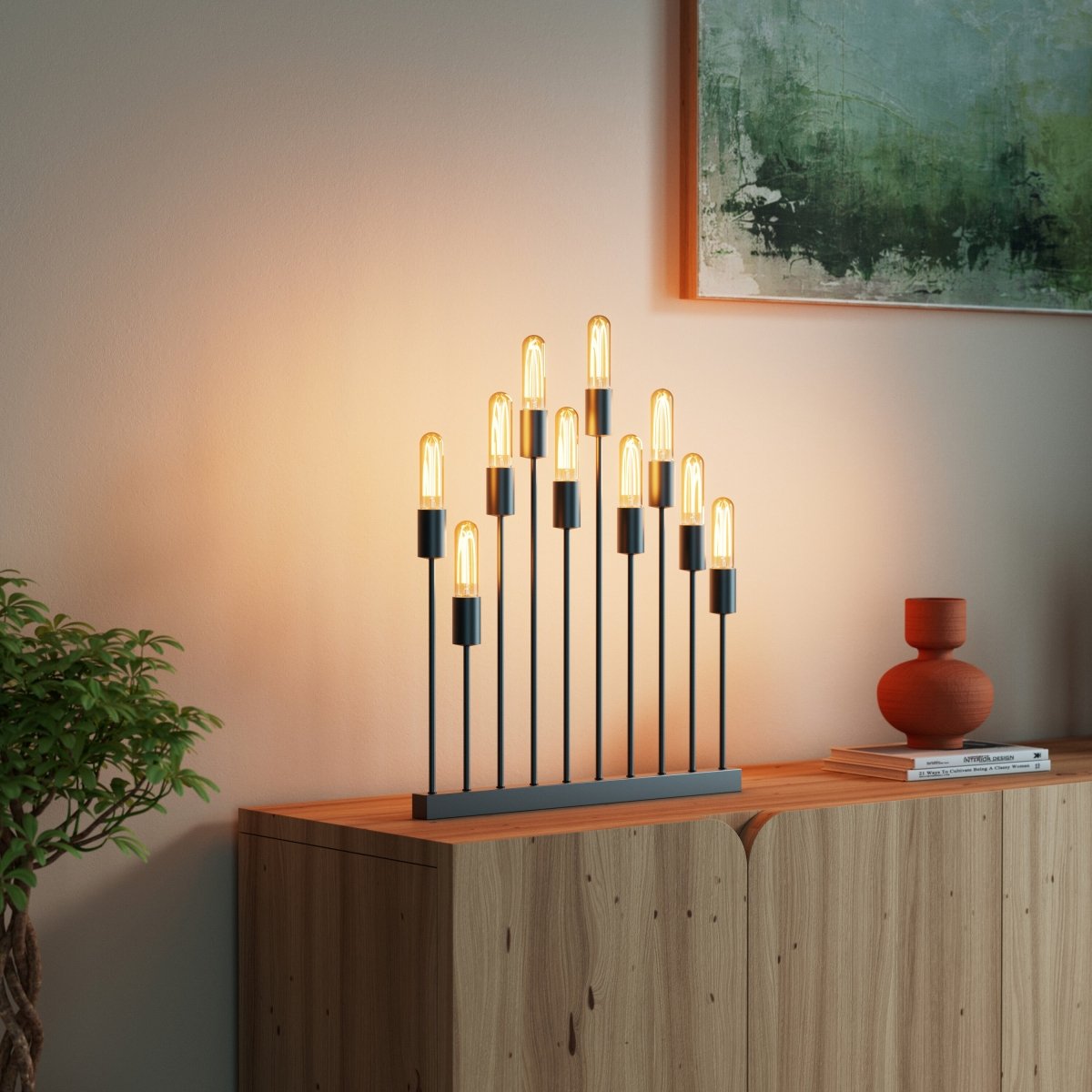 4058075849761 - Vintage LED žárovka 1906 T28 36 Filament DIM, 4.8W, Teplá bílá, Zlatá, E14 - Czechia LEDVANCE e - shop