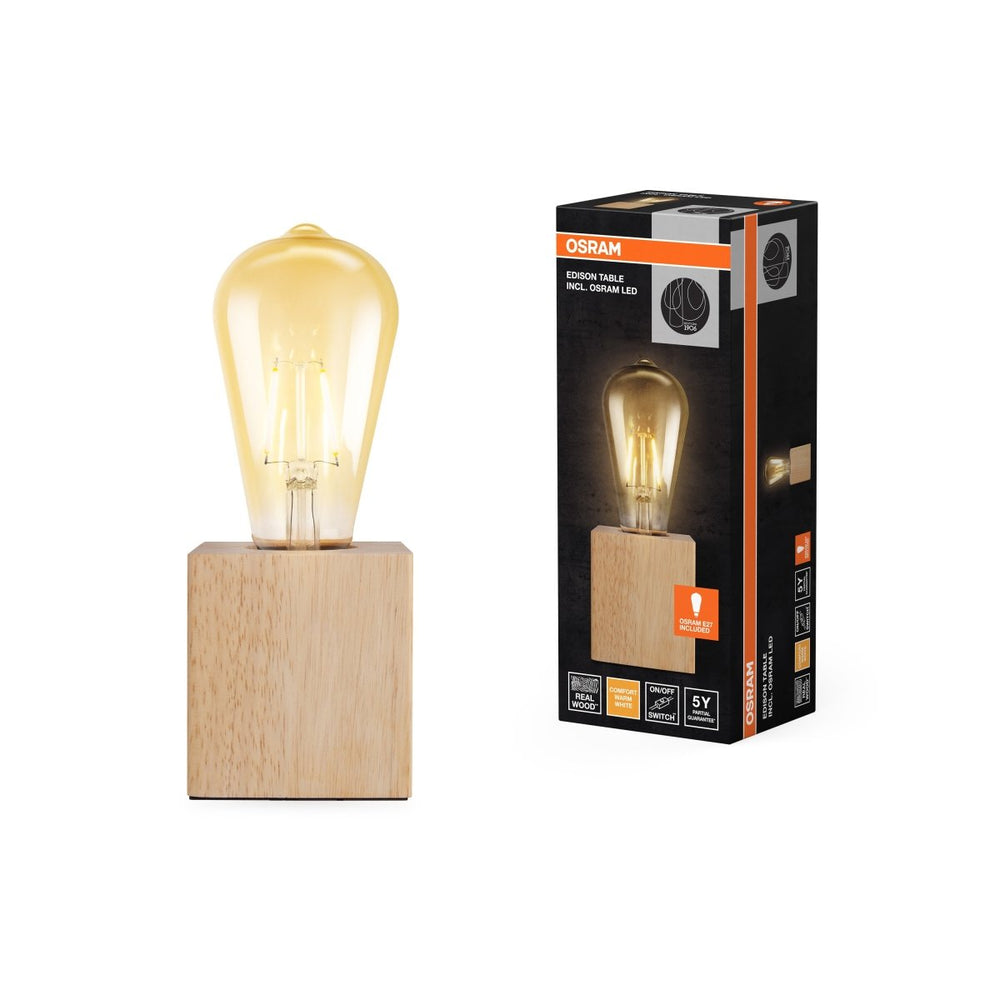 Vintage stolní lampa Vintage 1906  Edison, 2.5W, Teplá bílá, E27