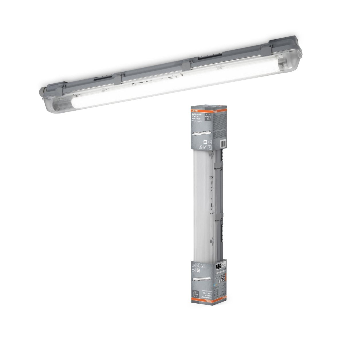 4099854429057 - Vlhkotěsné Svítidlo s Mikrovlnným Senzorem 65cm, 8W - Zářivka - Czechia LEDVANCE e - shop