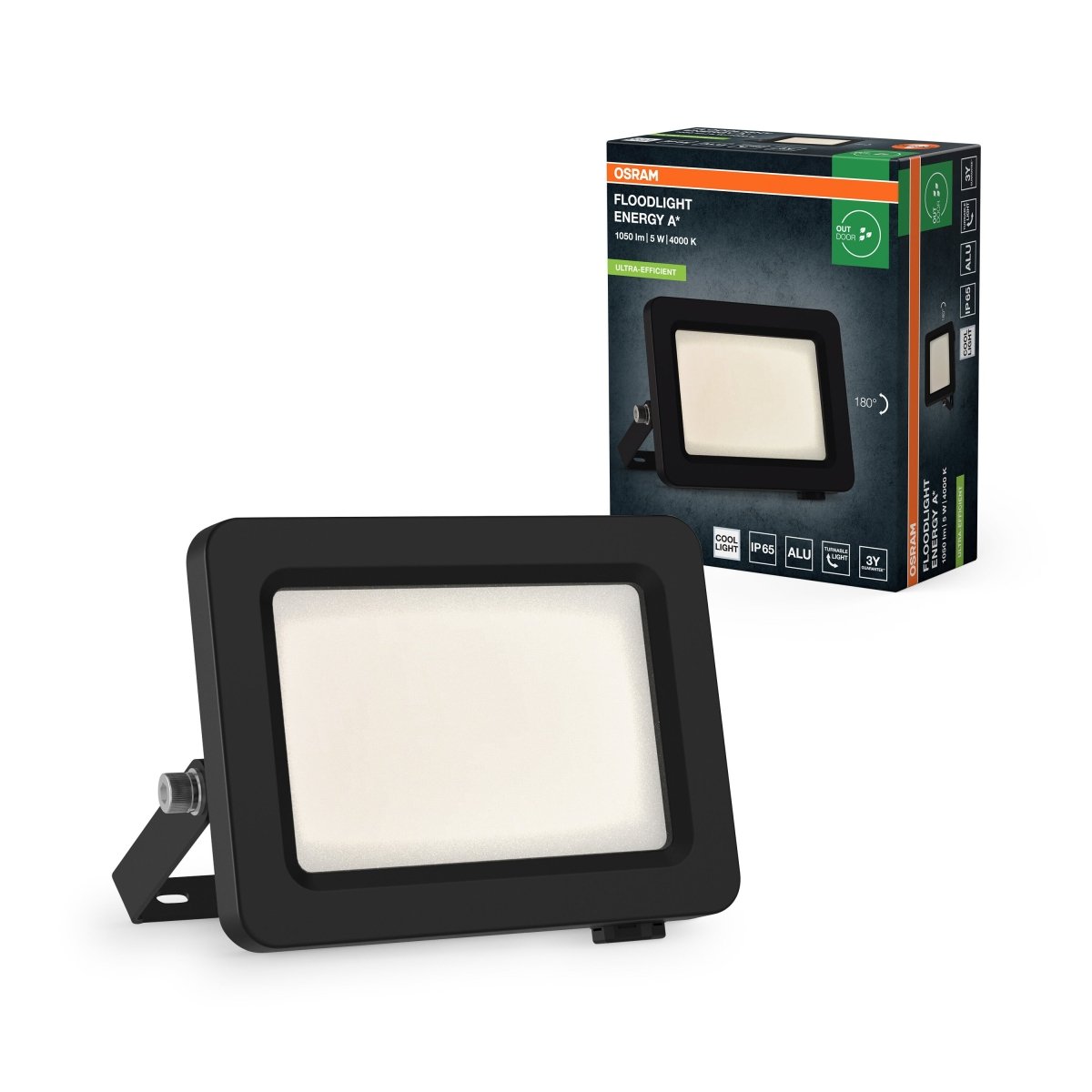 4099854429552 - Vysoce úsporný Reflektor 5W, Studená Bílá, Tmavě šedá - Reflektor - Czechia LEDVANCE e - shop