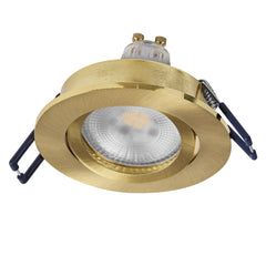 4058075853553 - Zapuštěné bodové svítidlo LED Click GU10 stmívatelné nastavitelné 6W, Saténové zlaté - Reflektor - Czechia LEDVANCE e - shop