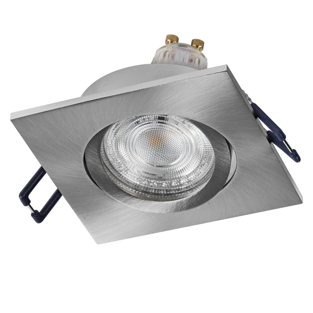 4058075853614 - Zapuštěné bodové svítidlo LED čtvercové nastavitelné Click 4.5W, Saténový nikl - Reflektor - Czechia LEDVANCE e - shop